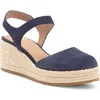 Eileen Fisher Nessa Espadrille Wedge Sandal In Ocean