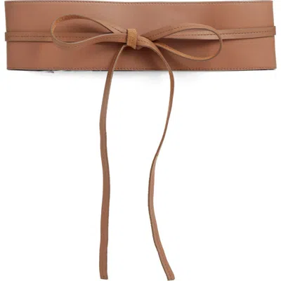 EILEEN FISHER EILEEN FISHER OBI BOW LEATHER BELT