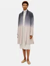 Eileen Fisher Ombre Boiled Wool Coat In Responsible Wool In Multi