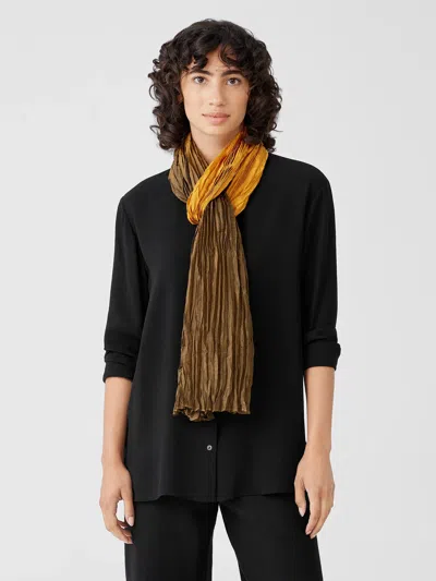 Eileen Fisher Ombre Whisper Silk Scarf In Multi