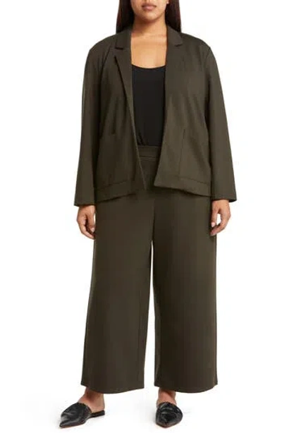 Eileen Fisher Open Front Blazer In Multi