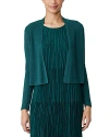 Eileen Fisher Open Front Cardigan In Agean