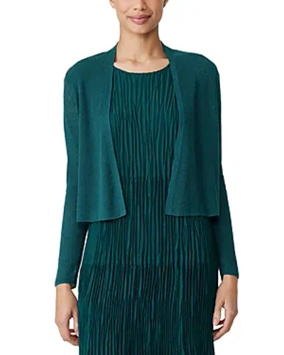 Eileen Fisher Open Front Cardigan In Aegean