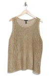Eileen Fisher Open Stitch Organic Cotton Sleeveless Sweater