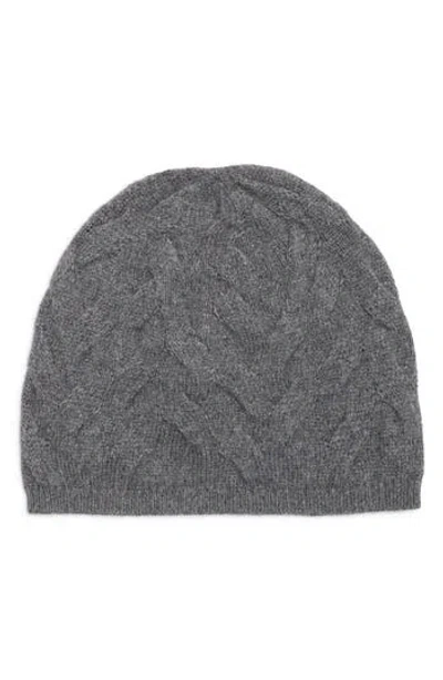 Eileen Fisher Organic Cotton & Recycled Cashmere Blend Beanie In Gray