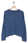 Eileen Fisher Organic Cotton & Tencel® Lyocell Blend Boxy Sweater