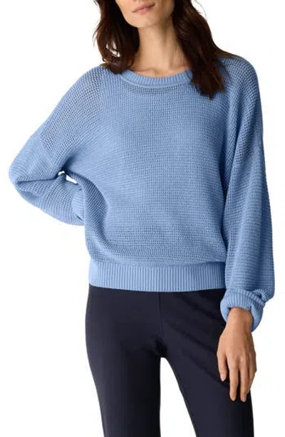 Eileen Fisher Crewneck Sweater In Blue
