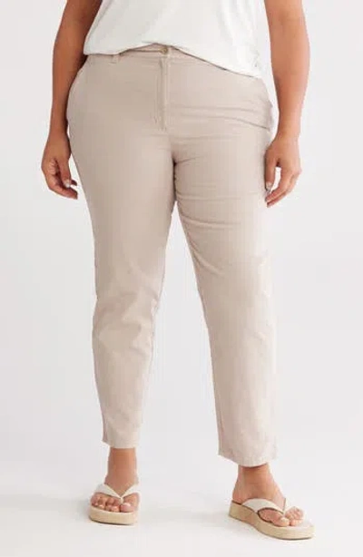 Eileen Fisher Organic Cotton Blend Tapered Ankle Pants