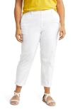 EILEEN FISHER EILEEN FISHER ORGANIC COTTON BLEND TAPERED ANKLE PANTS
