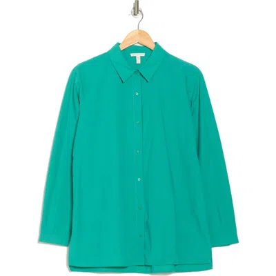 Eileen Fisher Organic Cotton Button-up Shirt
