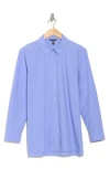 Eileen Fisher Stripe Organic Cotton Button-up Shirt