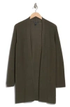 Eileen Fisher Organic Cotton Cardigan In Green