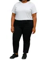 Eileen Fisher Organic Cotton Corduroy Skinny Jean In Black Size 20w Nwt