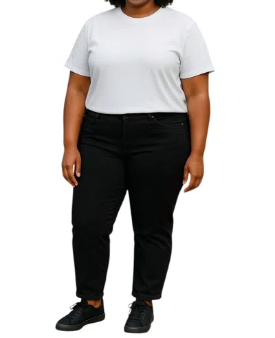 Eileen Fisher Organic Cotton Corduroy Skinny Jean In Black Size 20w Nwt
