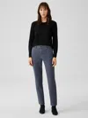 Eileen Fisher Organic Cotton Denim Slim Jean In Blue