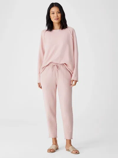 Eileen Fisher Organic Cotton French Terry Jogger Pant In Neutral