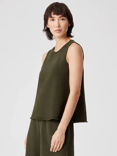 EILEEN FISHER ORGANIC COTTON FRENCH TERRY TANK