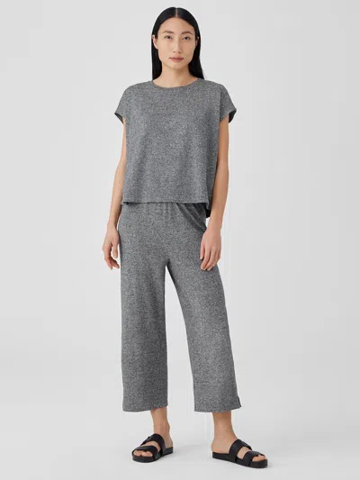 Eileen Fisher Organic Cotton Hemp Straight Pant In Gray