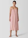 Eileen Fisher Organic Cotton Interlock Cami Sleep Dress In Multi