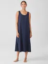 Eileen Fisher Organic Cotton Interlock Scoop Neck Sleep Dress In Purple