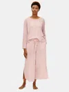 Eileen Fisher Organic Cotton Interlock Sleep Box-top In Pink