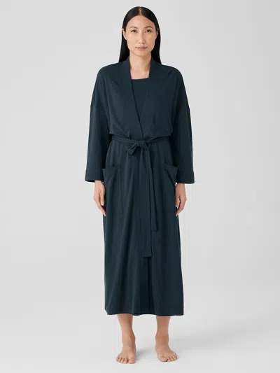 Eileen Fisher Organic Cotton Interlock Sleep Robe