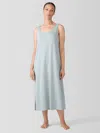 Eileen Fisher Organic Cotton Interlock Tank Sleep Dress In Gray