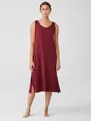 Eileen Fisher Organic Cotton Interlock Tank Sleep Dress In Red
