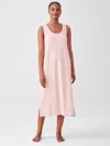 Eileen Fisher Organic Cotton Interlock Tank Sleep Dress In Neutral