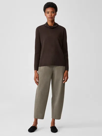 Eileen Fisher Organic Cotton Melange Crepe Lantern Pant