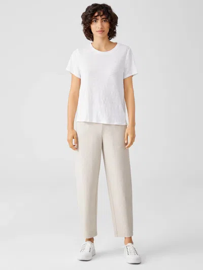 Eileen Fisher Organic Cotton Melange Crepe Lantern Pant