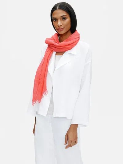 Eileen Fisher Organic Cotton Mesh Scarf