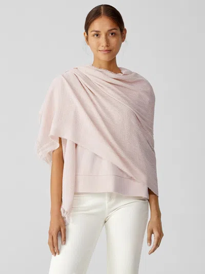Eileen Fisher Organic Cotton Open Weave Scarf