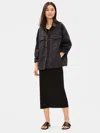 Eileen Fisher Organic Cotton Oversized Denim Jacket In Multi