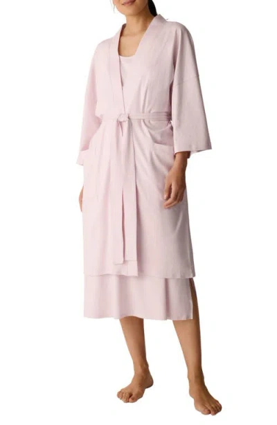 Eileen Fisher Organic Cotton Robe In Pink