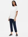 Eileen Fisher Organic Cotton Slim Pant In Purple