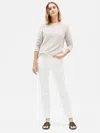Eileen Fisher Organic Cotton Straight-leg Jean In White