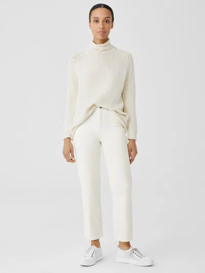 Eileen Fisher Organic Cotton Stretch Corduroy Straight Pant