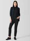 Eileen Fisher Organic Cotton Stretch Denim Slim Jean In Blue