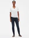 Eileen Fisher Organic Cotton Stretch Jean Leggings In Blue