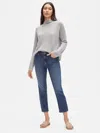 Eileen Fisher Organic Cotton Stretch Straight Ankle Jean In Blue