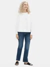 Eileen Fisher Organic Cotton Stretch Straight Jean In Multi