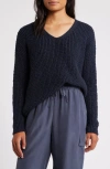Eileen Fisher V Neck Sweater In Nocturne