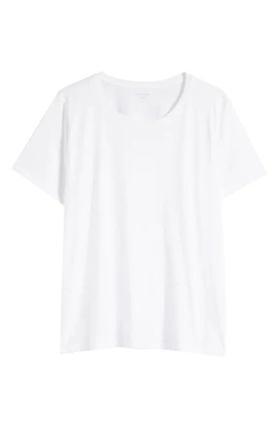 Eileen Fisher Organic Cotton T-shirt In White