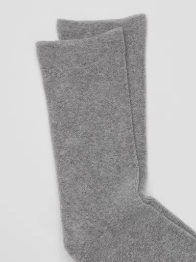 Eileen Fisher Organic Cotton Terry Cozy Crew Sock In Gray