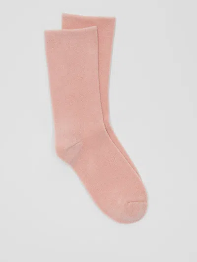 Eileen Fisher Organic Cotton Terry Cozy Crew Sock In Neutral