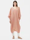 Eileen Fisher Organic Cotton Texture Caftan In Pink