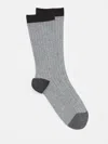 Eileen Fisher Organic Cotton Toe-blocked Sock In Gray