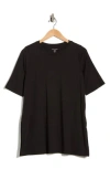 Eileen Fisher Organic Cotton Tunic T-shirt In Black