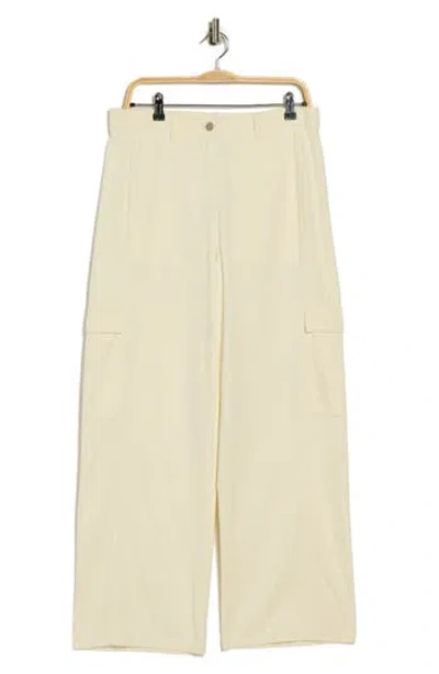 Eileen Fisher Organic Cotton Wide Leg Cargo Pants
